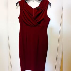 Kinlee Maroon Bodycon Dress